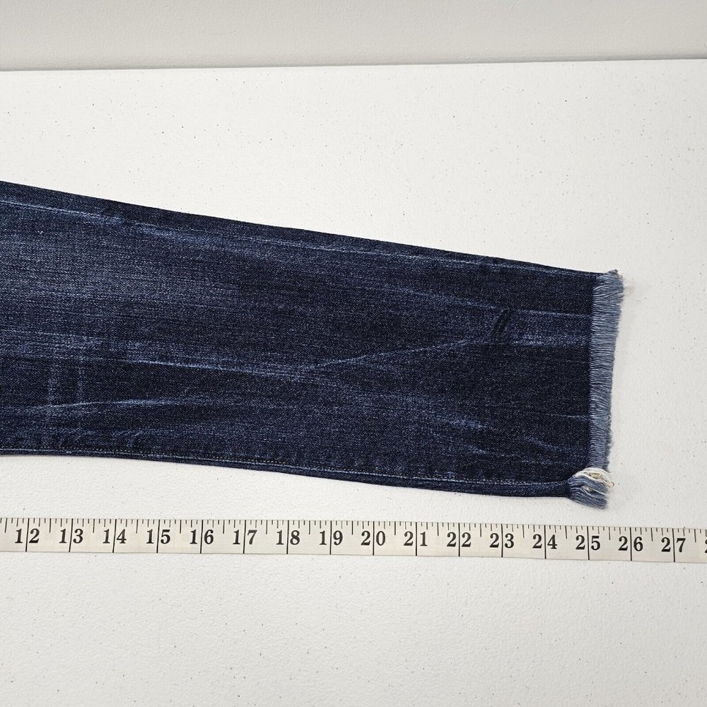 Citizens of Humanity Ava Low Rise Straight Leg Blue Jeans Womens Size 26 Frayed - Picture 16 of 16